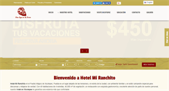 Desktop Screenshot of hotelmiranchito.com.mx
